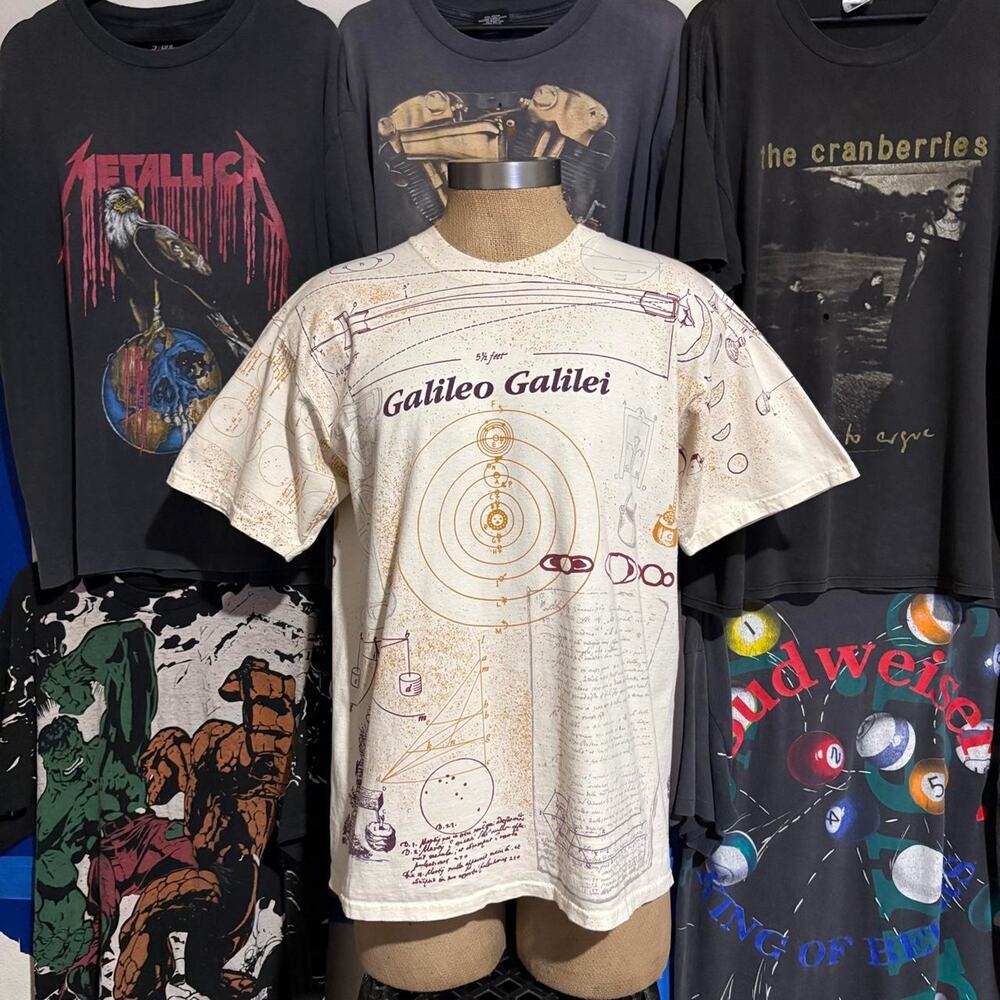 Vintage 2000s Galileo Galilei AOP T-shirt